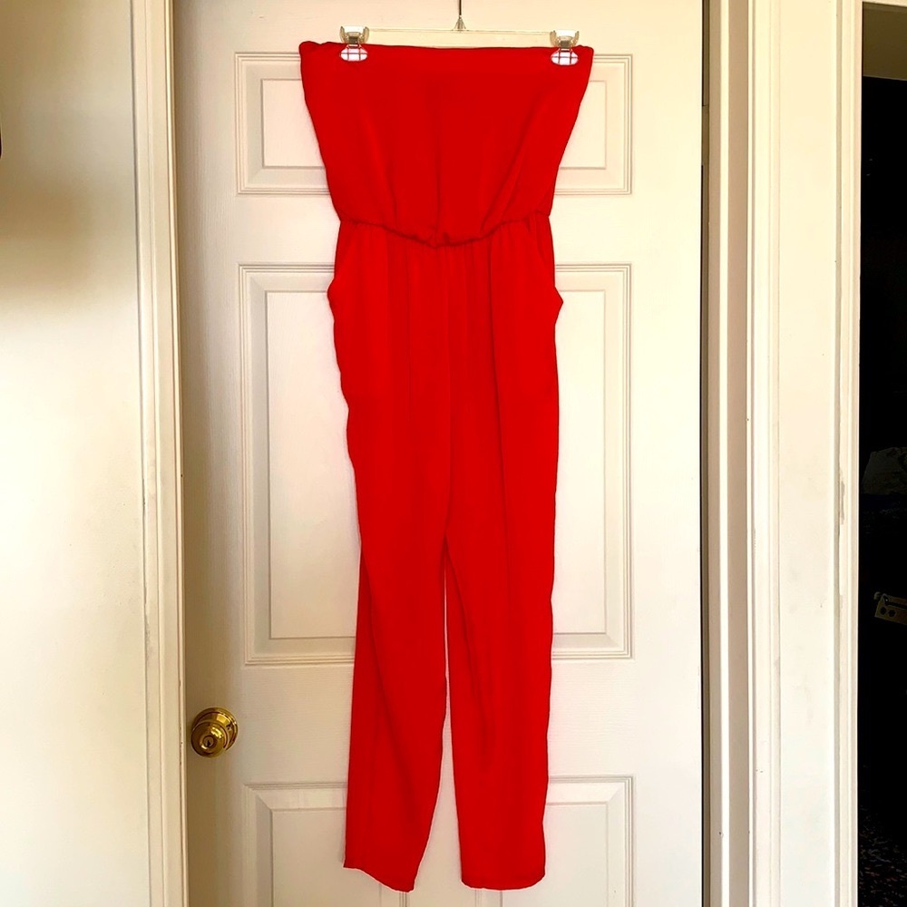 Red ASTR jumpsuit